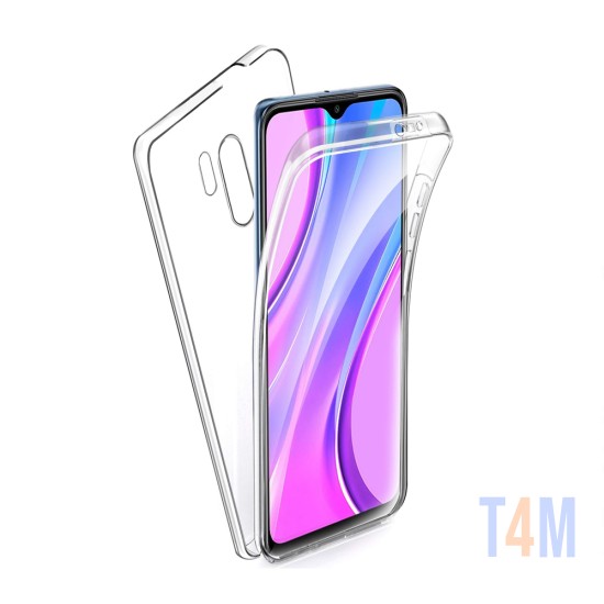 360º Silicon Case for Xiaomi Redmi 9 Transparent